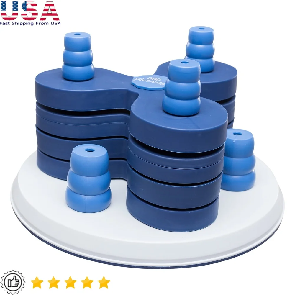 Advanced Dog Puzzle Toy Level 3 Interactive Treat Dispenser Mental Stimulation Lift Slide Twist Challenge Dogs Advanced Dog Puzzle Toy Level 3 Interactive Treat Dispenser Mental Stimulation Lift Slide Twist Challenge Dogs