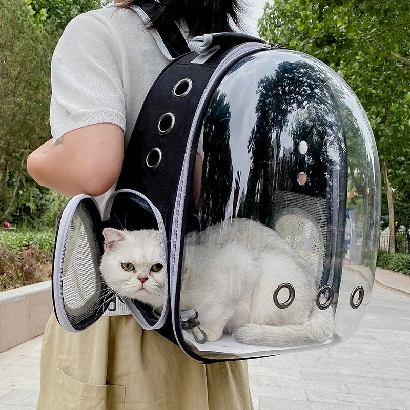 Pet Cat Carrying Bag Space Pet Backpacks Breathable Portable Transparent Backpack Puppy Dog Transport Carrier Space Capsule Bags Pet Cat Carrying Bag Space Pet Backpacks Breathable Portable Transparent Backpack Puppy Dog Transport Carrier Space Capsule Bags