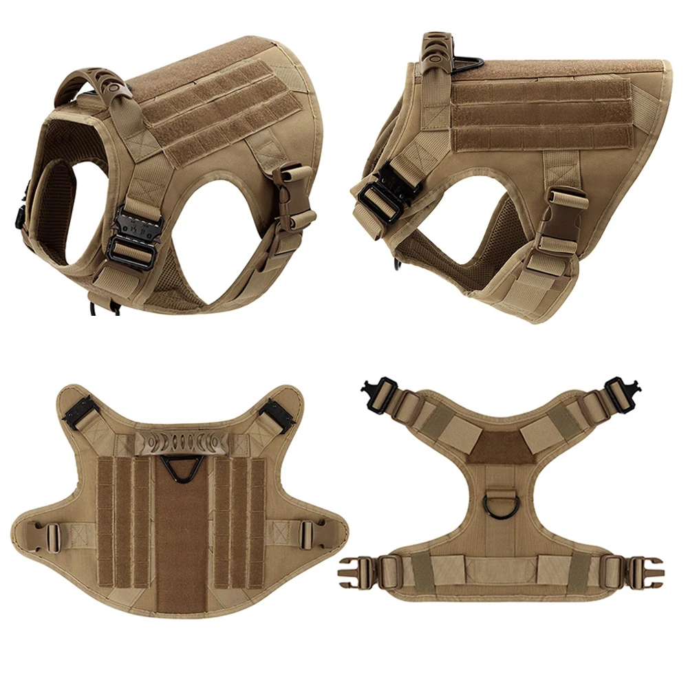 Large Dog Harness for German Shepherd Malinois Training Walking Pet Vest Dog Harnesses For Medium Large Dogs Accessories Large Dog Harness for German Shepherd Malinois Training Walking Pet Vest Dog Harnesses For Medium Large Dogs Accessories