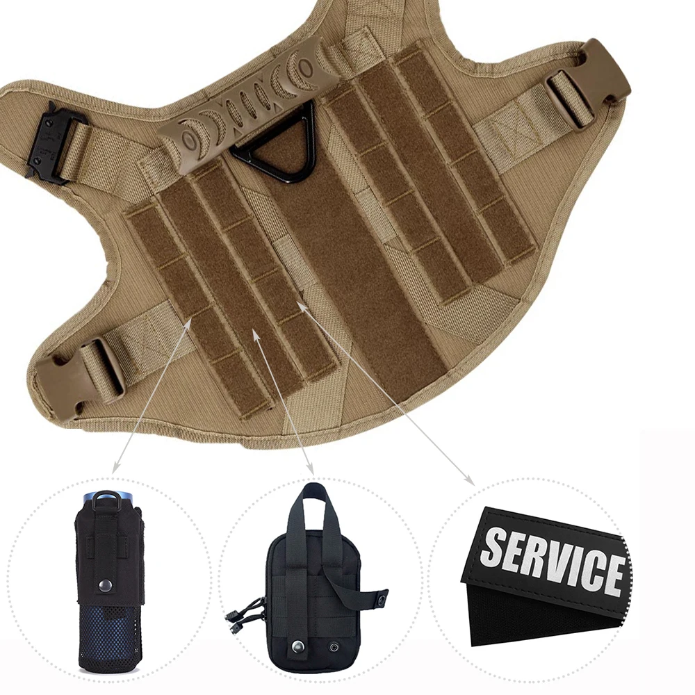 Large Dog Harness for German Shepherd Malinois Training Walking Pet Vest Dog Harnesses For Medium Large Dogs Accessories Large Dog Harness for German Shepherd Malinois Training Walking Pet Vest Dog Harnesses For Medium Large Dogs Accessories