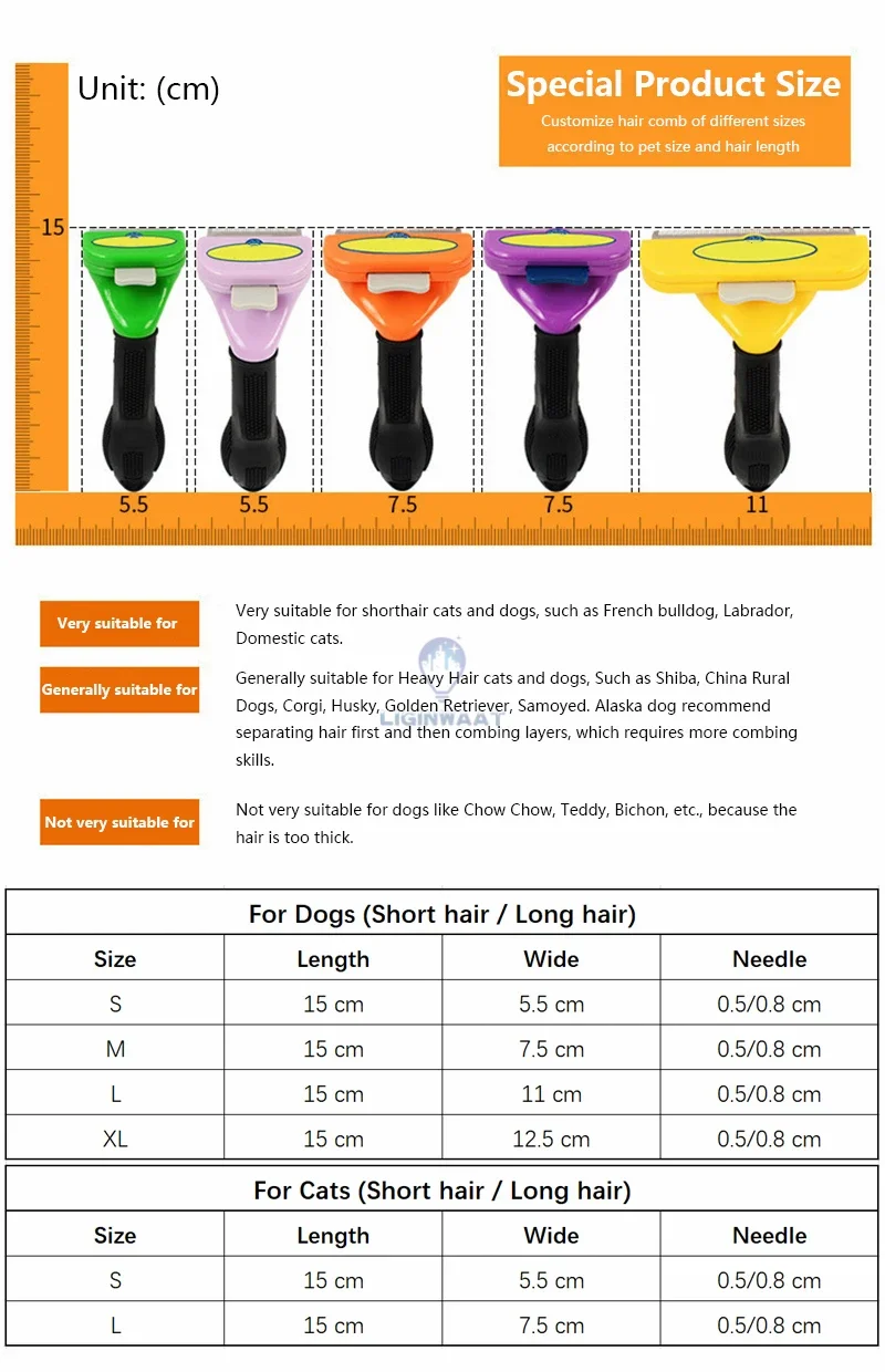 Dogs Cats Hair Shedding Massage Combs Cat Hair Remover Cleaning Grooming Cat Brush Pet Cat Hair Removal Combs Pet Grooming Brush Dogs Cats Hair Shedding Massage Combs Cat Hair Remover Cleaning Grooming Cat Brush Pet Cat Hair Removal Combs Pet Grooming Brush