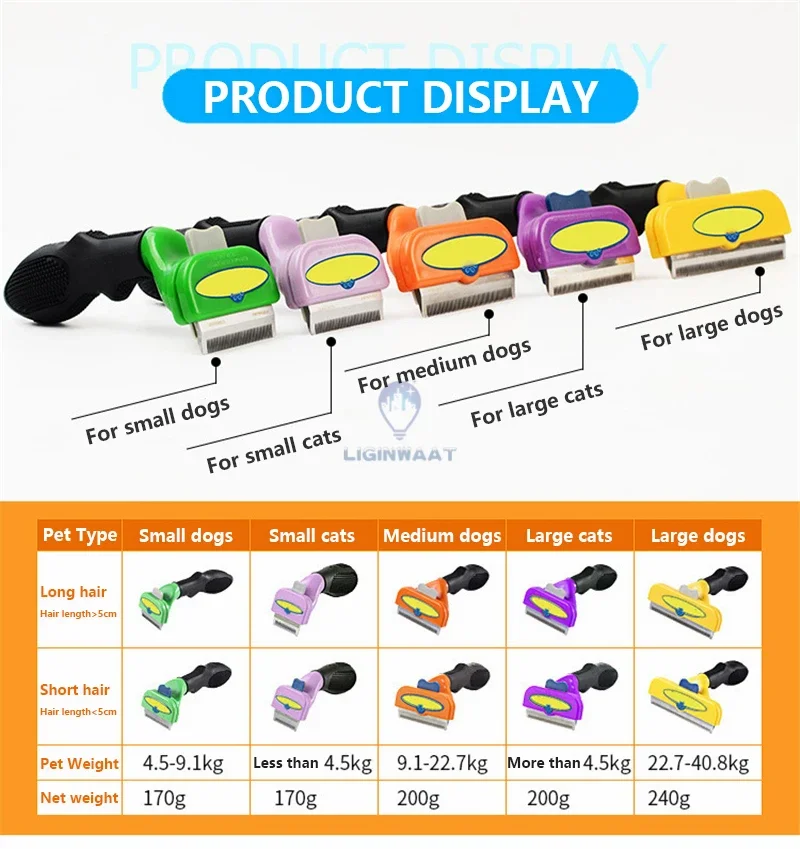 Dogs Cats Hair Shedding Massage Combs Cat Hair Remover Cleaning Grooming Cat Brush Pet Cat Hair Removal Combs Pet Grooming Brush Dogs Cats Hair Shedding Massage Combs Cat Hair Remover Cleaning Grooming Cat Brush Pet Cat Hair Removal Combs Pet Grooming Brush