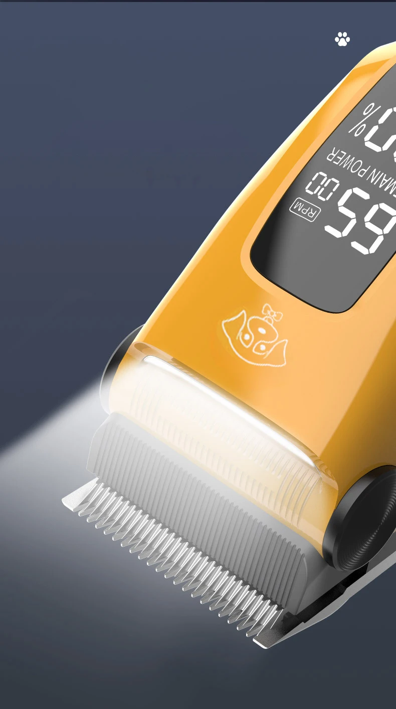 Pet Clipper Professional Dog Hair Trimmer Cat Grooming Shaver Type-C Charged Electric Puppy Cutting Machine for Small Big animal Pet Clipper Professional Dog Hair Trimmer Cat Grooming Shaver Type-C Charged Electric Puppy Cutting Machine for Small Big animal