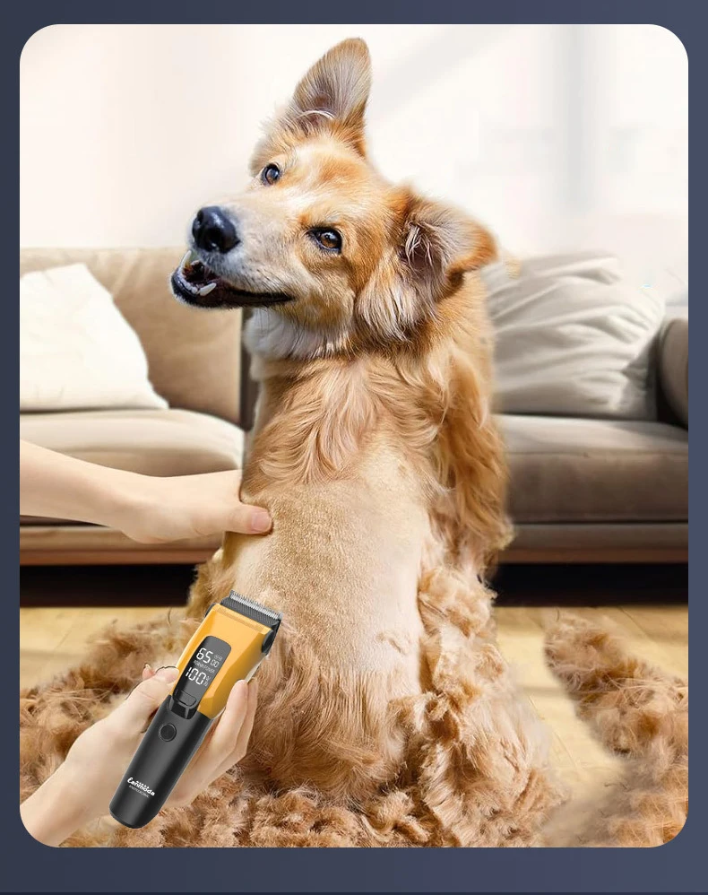 Pet Clipper Professional Dog Hair Trimmer Cat Grooming Shaver Type-C Charged Electric Puppy Cutting Machine for Small Big animal Pet Clipper Professional Dog Hair Trimmer Cat Grooming Shaver Type-C Charged Electric Puppy Cutting Machine for Small Big animal