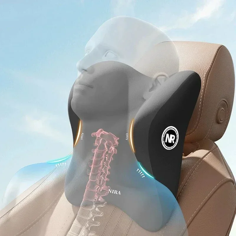 Car Lumbar Back Support Headrest Neck Pillow Memory Foam Lumbar Pillow Soft Neck Pillows Cushion Car Seat Cushion Tools Car Lumbar Back Support Headrest Neck Pillow Memory Foam Lumbar Pillow Soft Neck Pillows Cushion Car Seat Cushion Tools