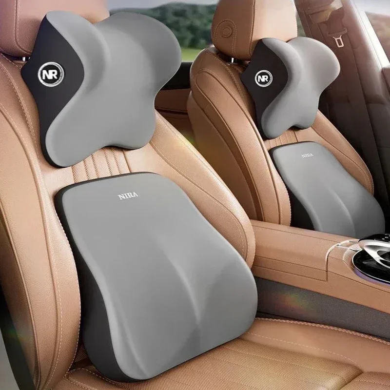 Car Lumbar Back Support Headrest Neck Pillow Memory Foam Lumbar Pillow Soft Neck Pillows Cushion Car Seat Cushion Tools Car Lumbar Back Support Headrest Neck Pillow Memory Foam Lumbar Pillow Soft Neck Pillows Cushion Car Seat Cushion Tools