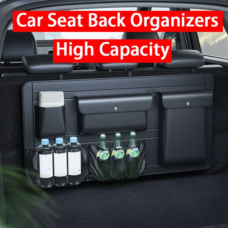 Car Storage Box Backseat 5 Bag Trunk Organizer Multi-use PU Leather Car Seat Back Organizers with Net Bag Car Accesories Car Storage Box Backseat 5 Bag Trunk Organizer Multi-use PU Leather Car Seat Back Organizers with Net Bag Car Accesories