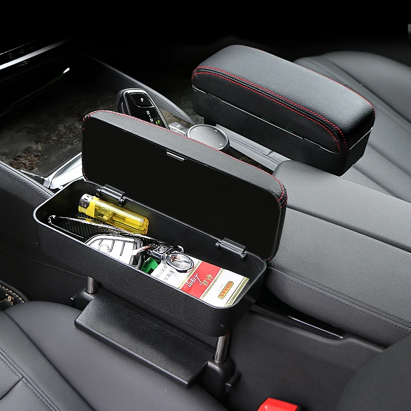 JFBONIN Car Armrest Organizer Featuring a Liftable Storage Box Center Console Gap Holder Tray for Vehicle Interior Organization JFBONIN Car Armrest Organizer Featuring a Liftable Storage Box Center Console Gap Holder Tray for Vehicle Interior Organization