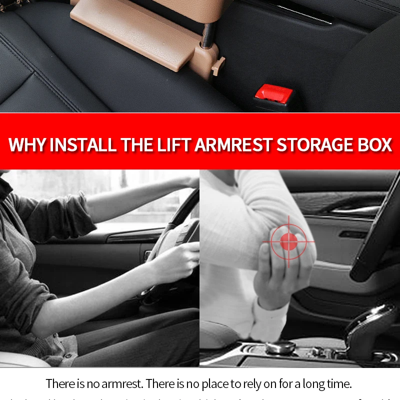 JFBONIN Car Armrest Organizer Featuring a Liftable Storage Box Center Console Gap Holder Tray for Vehicle Interior Organization JFBONIN Car Armrest Organizer Featuring a Liftable Storage Box Center Console Gap Holder Tray for Vehicle Interior Organization