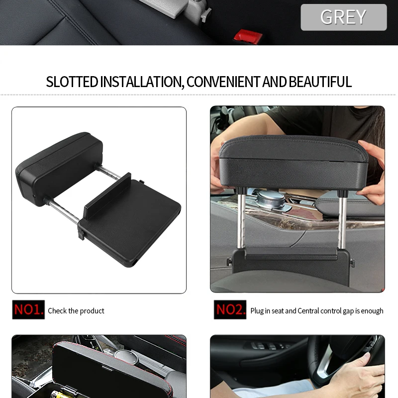 JFBONIN Car Armrest Organizer Featuring a Liftable Storage Box Center Console Gap Holder Tray for Vehicle Interior Organization JFBONIN Car Armrest Organizer Featuring a Liftable Storage Box Center Console Gap Holder Tray for Vehicle Interior Organization