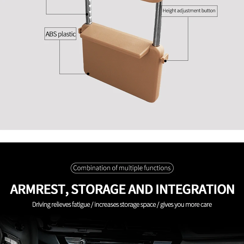 JFBONIN Car Armrest Organizer Featuring a Liftable Storage Box Center Console Gap Holder Tray for Vehicle Interior Organization JFBONIN Car Armrest Organizer Featuring a Liftable Storage Box Center Console Gap Holder Tray for Vehicle Interior Organization