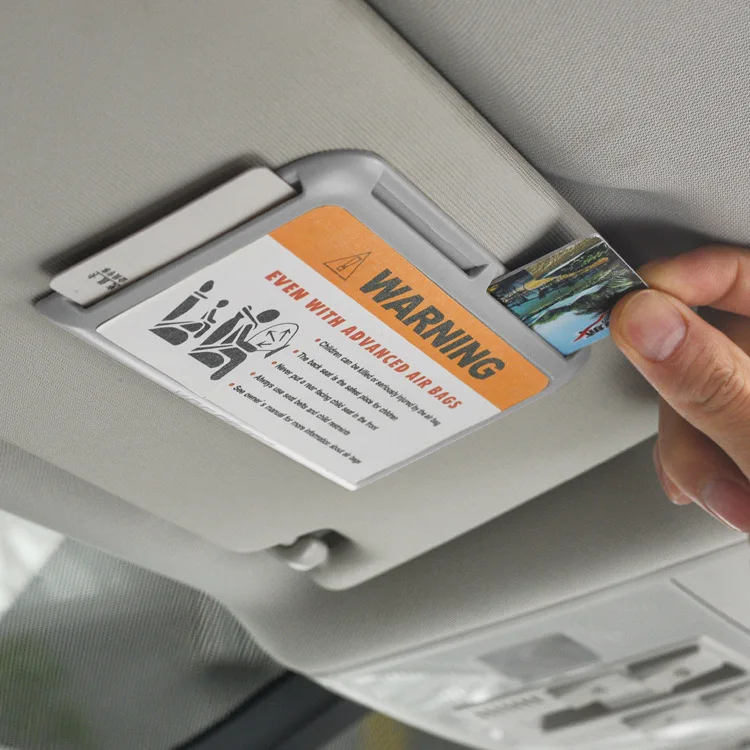 Car Sun Visor Storage Holder Car Card Holder Organizer Leather Multi-function Clip Card Bag Pocket Auto Car Interior Accessories Car Sun Visor Storage Holder Car Card Holder Organizer Leather Multi-function Clip Card Bag Pocket Auto Car Interior Accessories