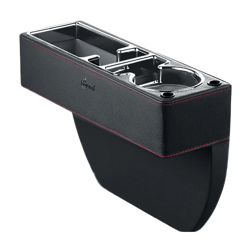 Car Seat Gap Filler Organizer With Cup Holder Front Seat Console Side Pocket With Dual USB Charger PU Leather Car Interior Car Seat Gap Filler Organizer With Cup Holder Front Seat Console Side Pocket With Dual USB Charger PU Leather Car Interior