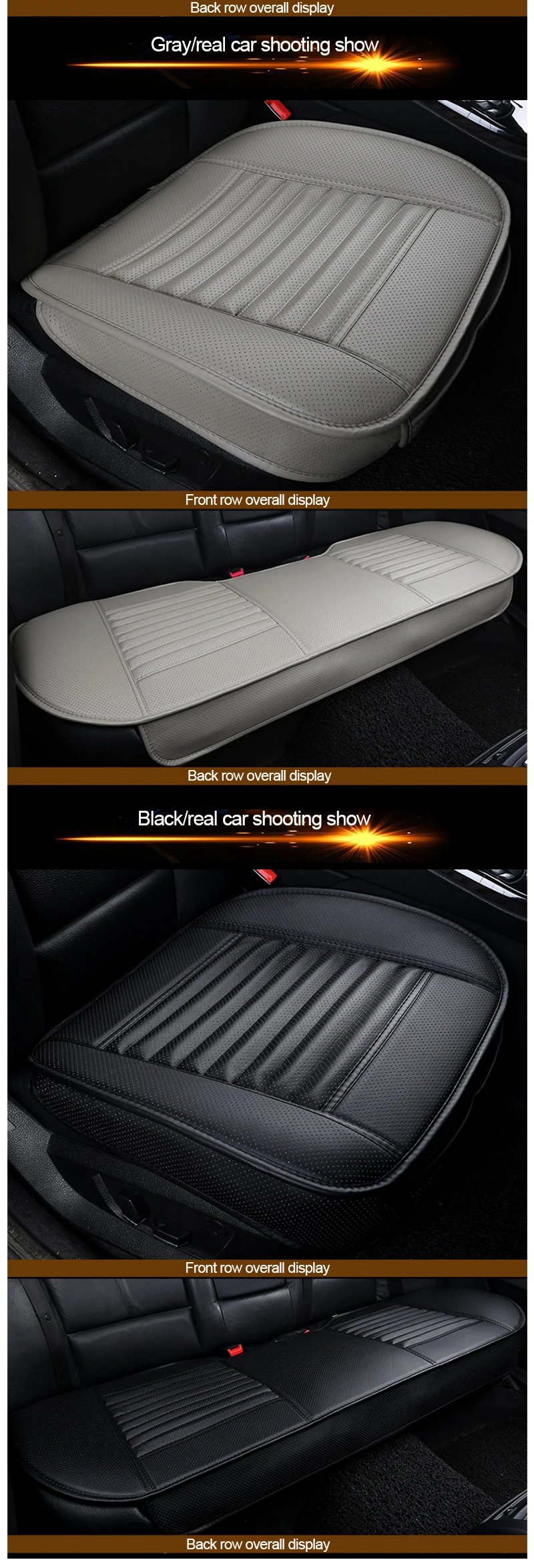 Leather Car Seat Cover Interior Auto Seats Cover Cushion Four Seasons Protector Mat Universal Seat-Cover Carpet Auto Accessories Leather Car Seat Cover Interior Auto Seats Cover Cushion Four Seasons Protector Mat Universal Seat-Cover Carpet Auto Accessories